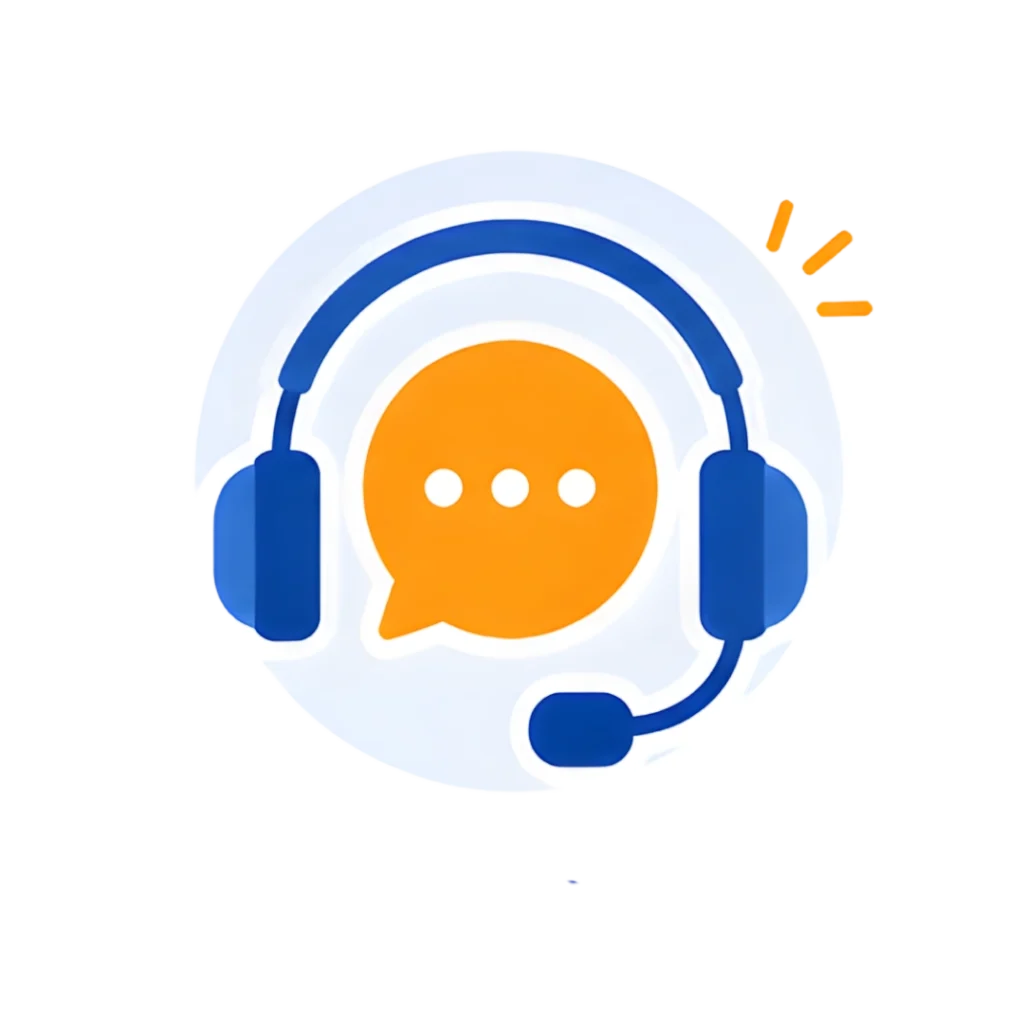 Ikon layanan customer support Lampung Travel yang responsif dan siap membantu.